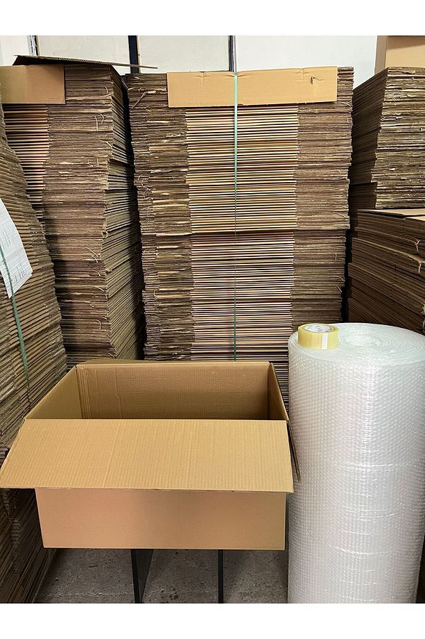 Kutu Boş Karton 70x40x40 Büyük Boy 10 Lu Adet - 5