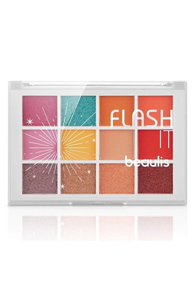 12 عبوة من ظلال العيون غير اللامعة الملونة ذات الصبغة العالية - Flash It
