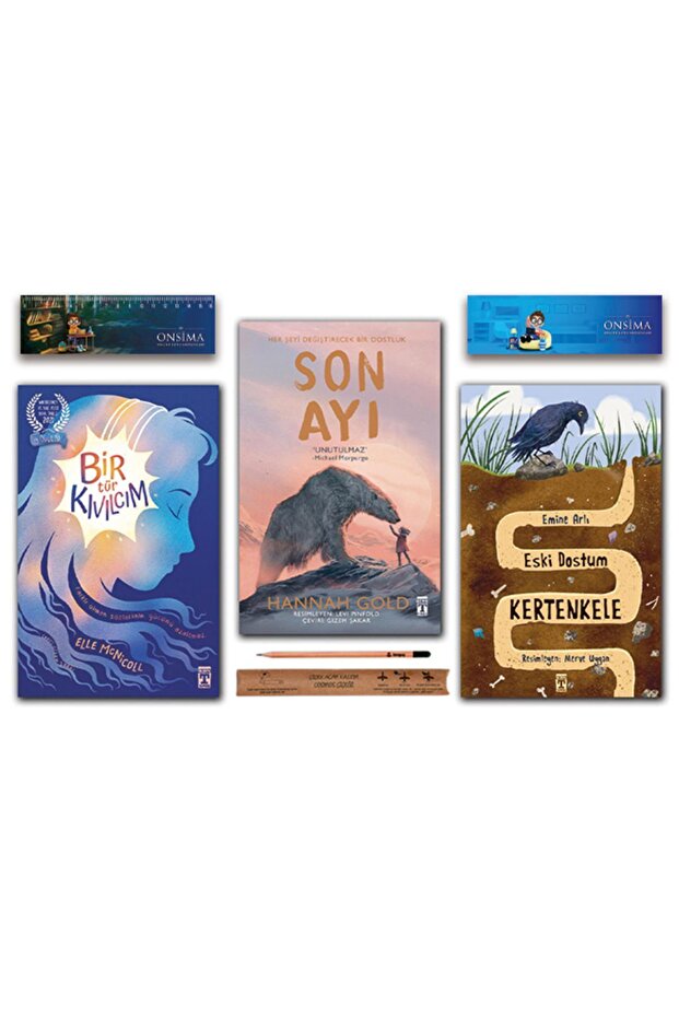 Bir Tür Kıvılcım - Son Ayı - Eski Dostum Kertenkele Set 3 Kitap