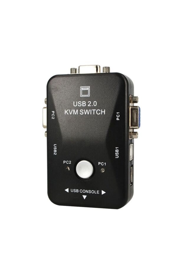 2 Port Usb Kvm Switch 2pc Tek Monitör Kontrol - 5