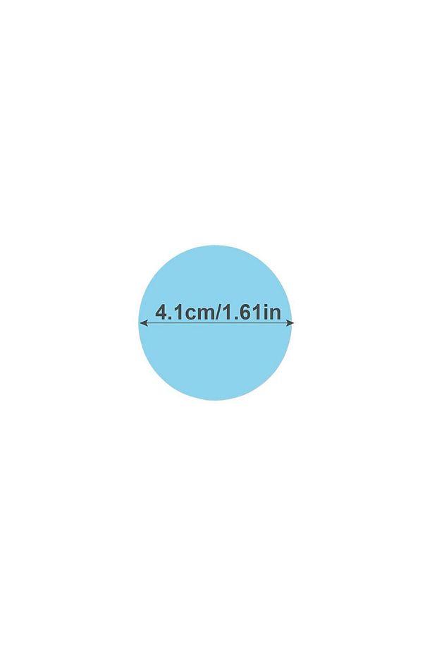 Şeffaf Renkli Postit Yapışkan Post İt Not Kağıdı Karenot Dairenot - 4 lü Set - Beyaz - 3
