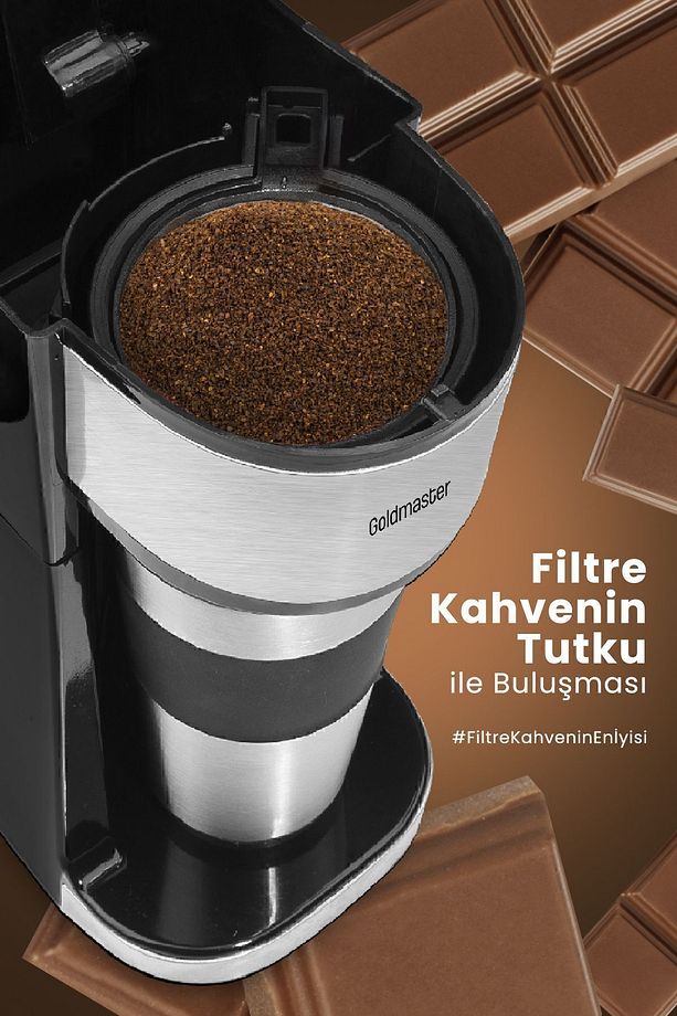Tutku Seyahat Termos Bardaklı Bpa Içermeyen Kişisel Filtre Kahve Makinesi Gm7351 - 7