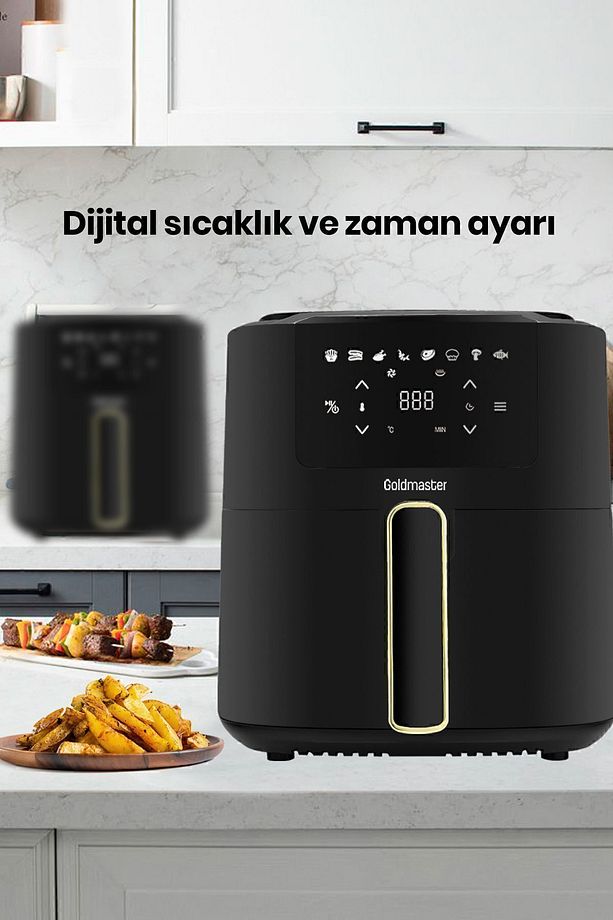 Avantajlı İkili Set XL Airfryer Hava Fritözü 1500 Watt 1.5 Litre 3in1 Multi Blender Set - 7