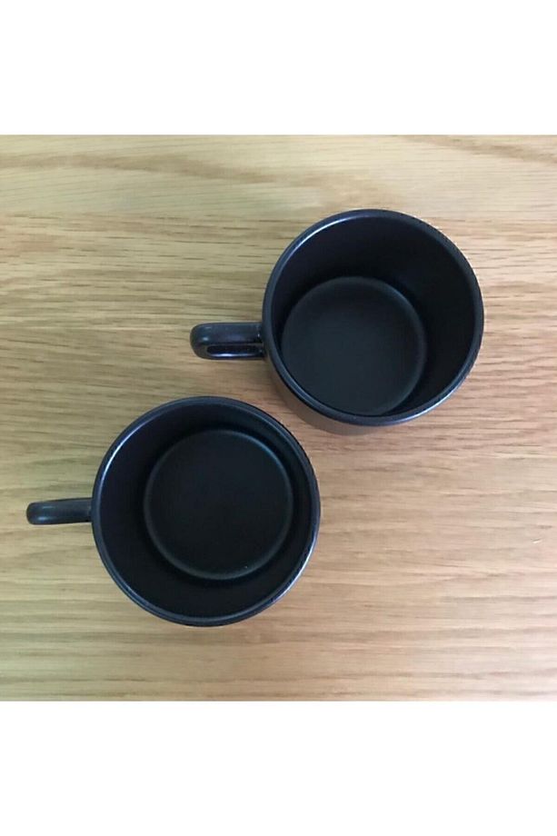 8 Cm Stackable Çay Fincanı Siyah 2 Li - 2