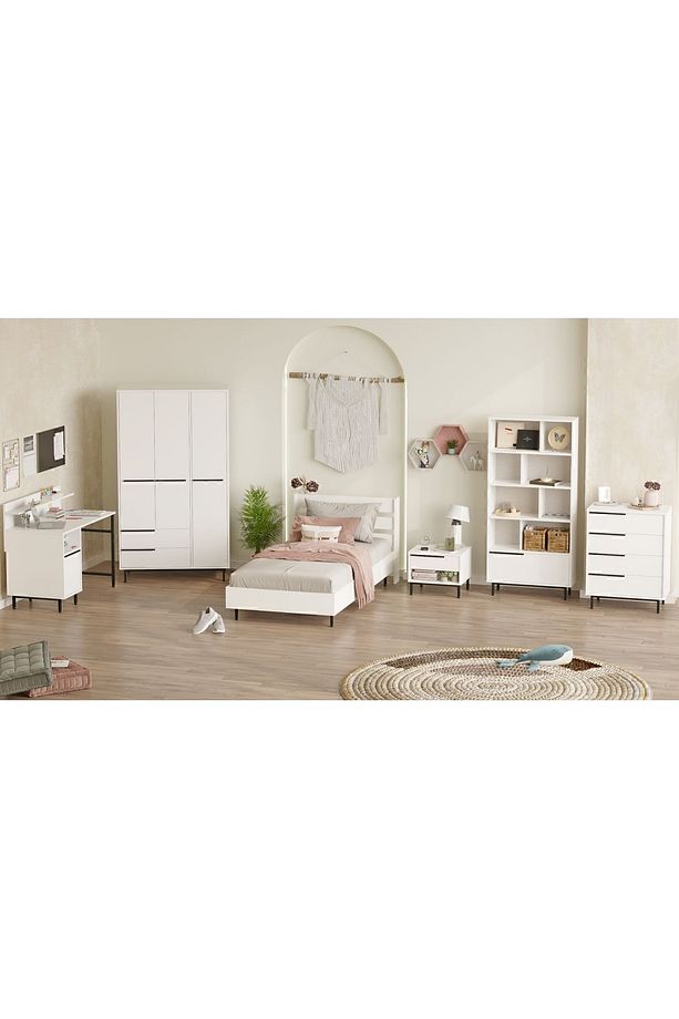 Ocean Genç Odası Takımı 6'lı Set Beyaz On26-w - 3