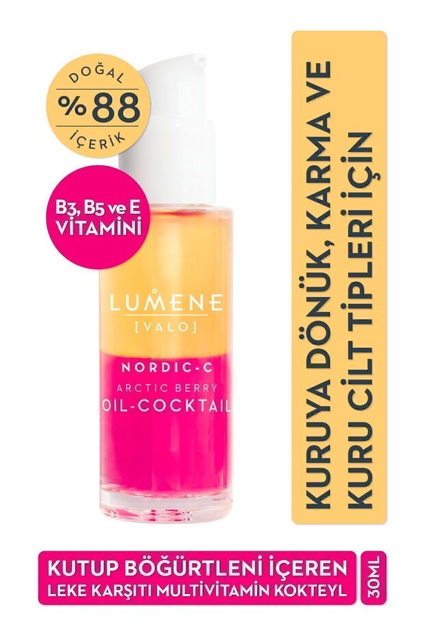 Serum - Nordic-C Arctic Berry Oil-Cocktail Brightening and Nourishing Cocktail Containing Multivitamins 30 ml