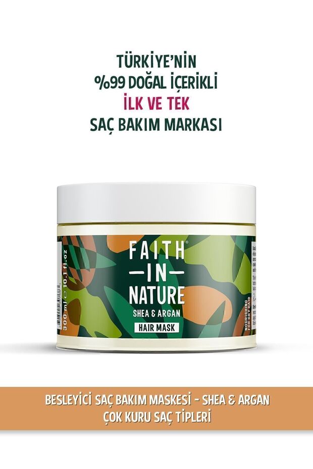 Shea and Argan Hair Care Mask for Very Dry Hair Types