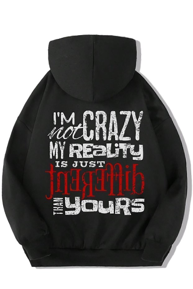 Unisex Kids I'm Not Crazy Hoodie