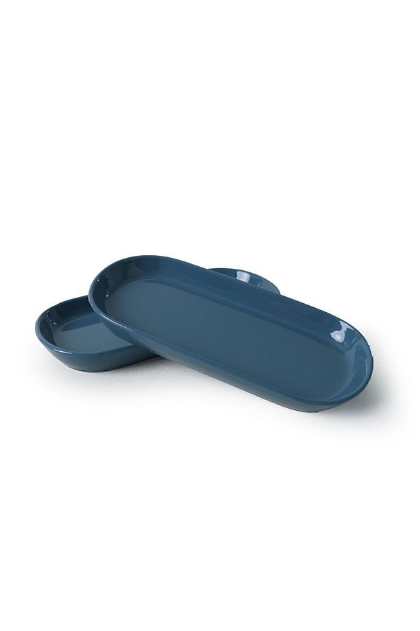 Mavi Noyan Kayık Tabak 26 Cm 2 Adet 407 - 4