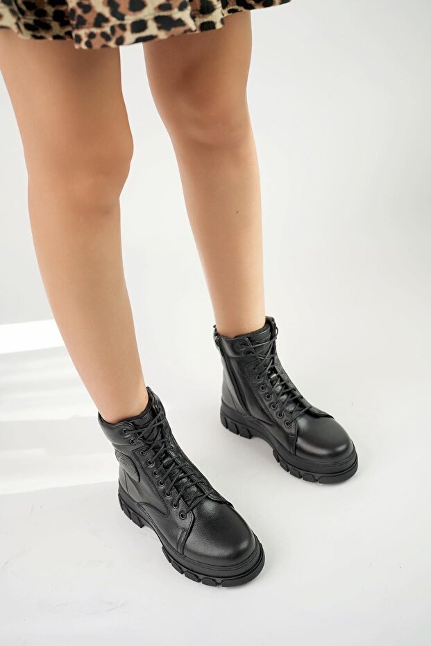 Genuine Leather Women's Casual Boots Dc1600