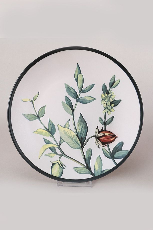 Çiçek Bahçesi Servis Tabağı 25 Cm 6 Adet - 18938-39-40-41-42-43 - 8
