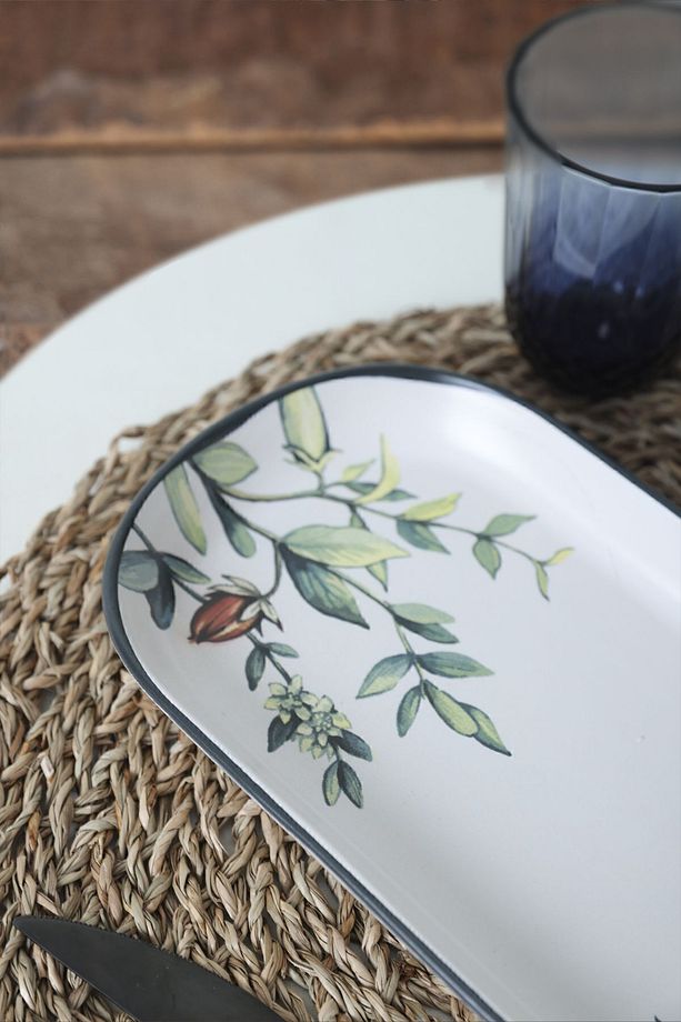 Çiçek Bahçesi Noyan Kayık Tabak 28 Cm 2 Adet 18941 - 3