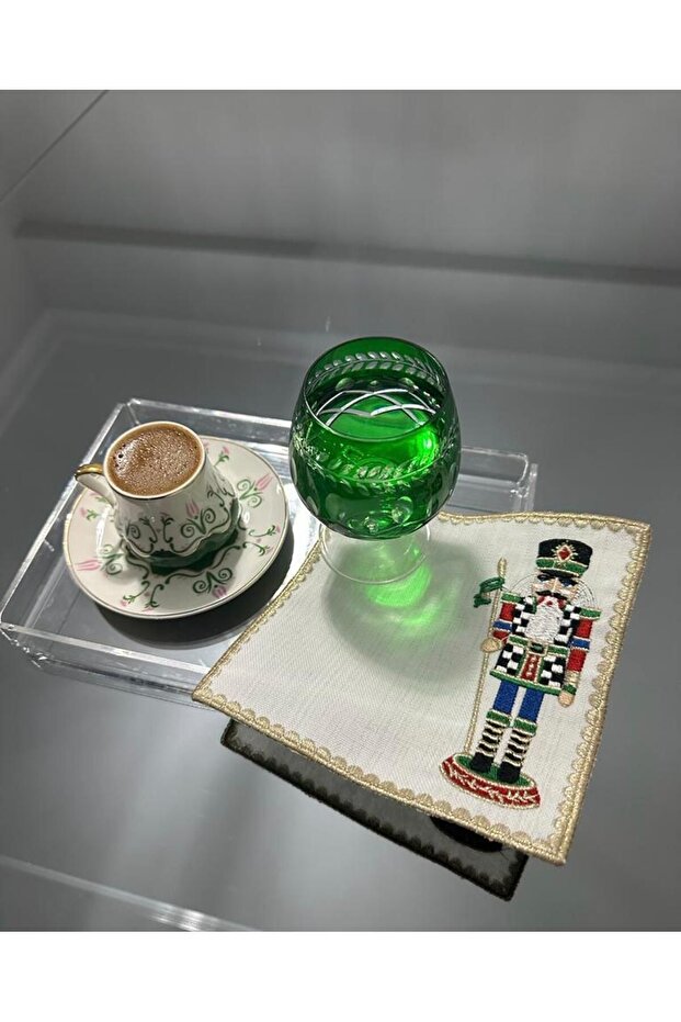 Linda Mia Nutcrackers Tin Soldier Cocktail napkin single