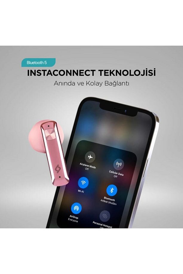AirBeat UltraSlim TWS Ultra İnce ve Hafif Şarj Kutulu Bluetooth 5.0 Kablosuz Kulaklık - 6