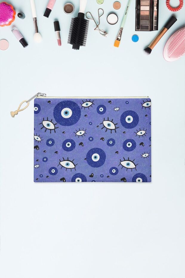 Patterned Makeup Bag Suitable for Multi-Purpose Use - 1