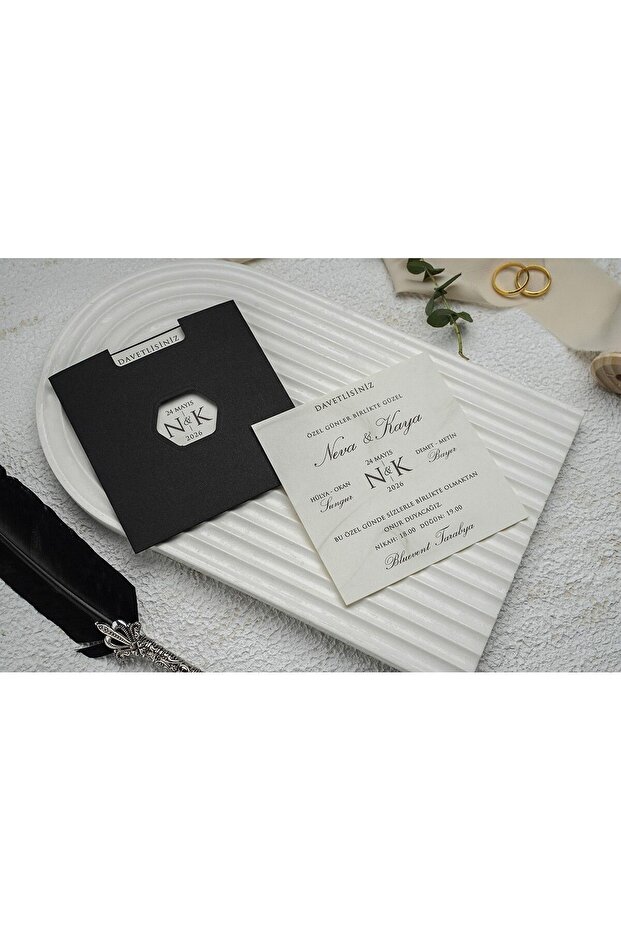 DAVETİYE SİYAH - 1