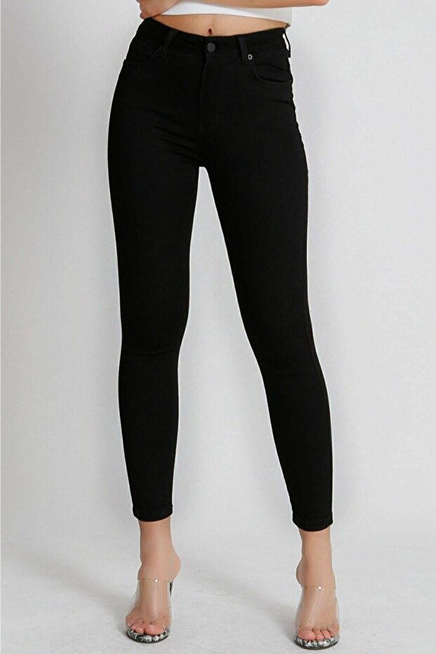 Move Ikon Black Skinny Jeans Denim Trousers (SKYBLACK)