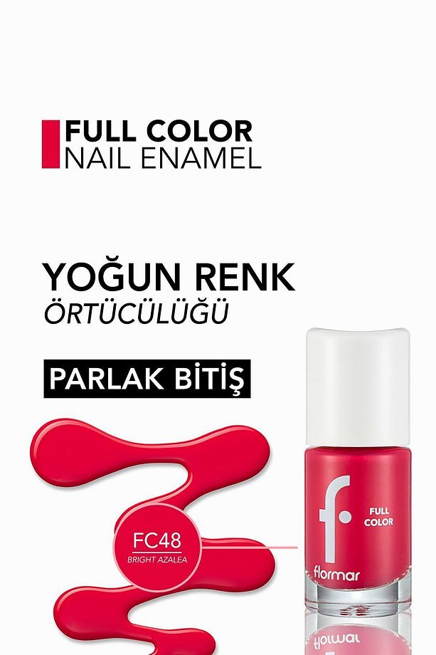 Yoğun Pigmentli Parlak Oje-full Color Nail Enamel-fc48 Brıght Azalea -8690604380015 - 6