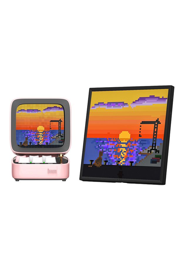 Ditoo Pro Pembe Bluetooth Hoparlör Ve Pixoo-64 Led Ekran Seti - 1