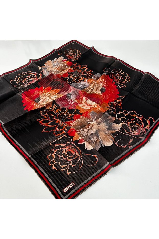 Sura Pure Silk Scarf 24-25 Autumn Winter Season Pkt0803