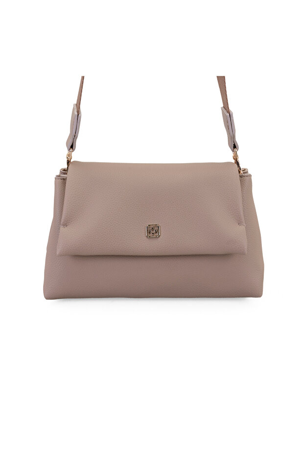 Kadın Bej Postacı Çantası - 1