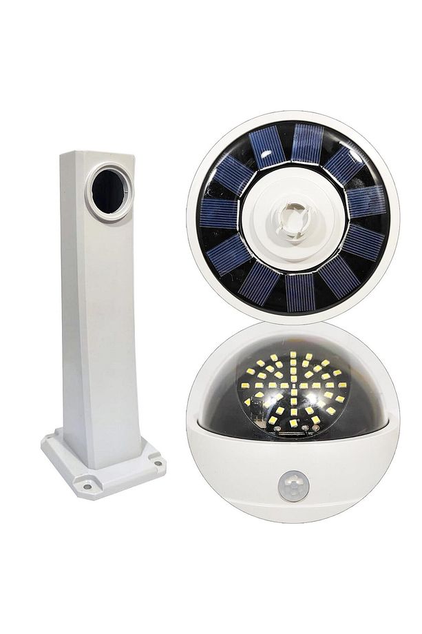 5IRIN0 ranchi rc-2118 solar güneş enerji aydınlatma lambası sensörlü kamera tipi 44 led - 2