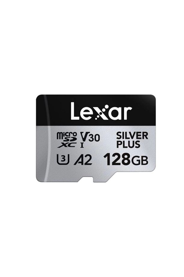 128GB LEXAR LMSSIPL128G-BNANG HIGH-PERFORMANCE SILVER PLUS MICROSDXC UHS-I UP TO 205MB/S READ 150MB/ - 1