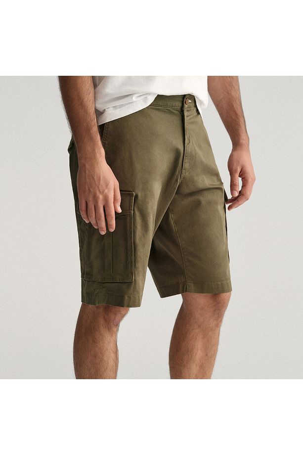 Erkek Yeşil Relaxed Fit Şort - 6