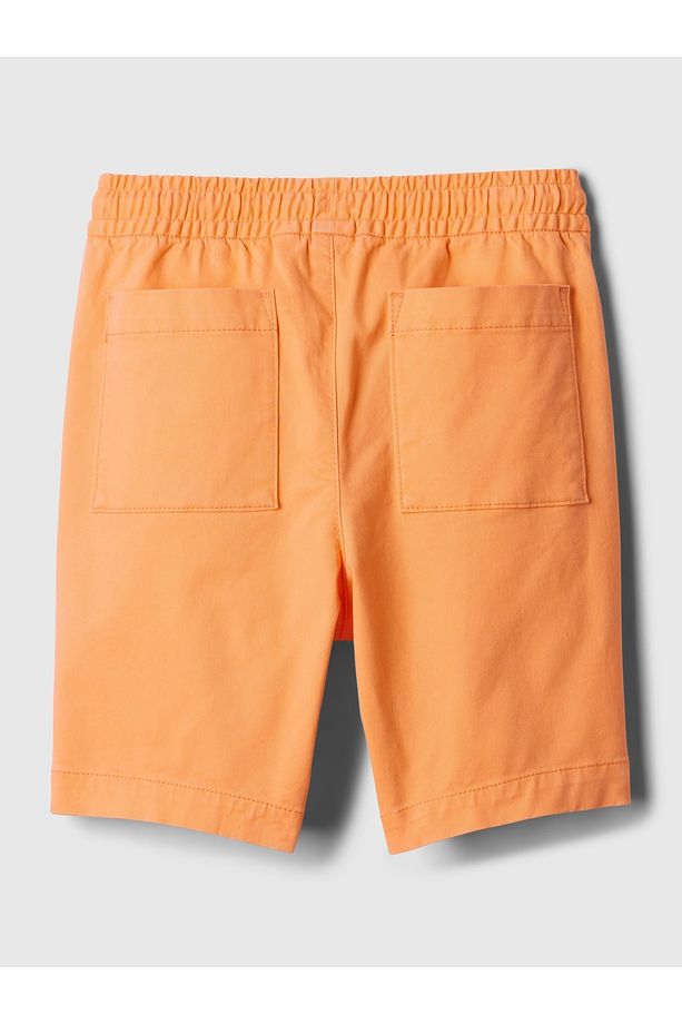 Erkek Çocuk Turuncu Twill Easy Şort - 2