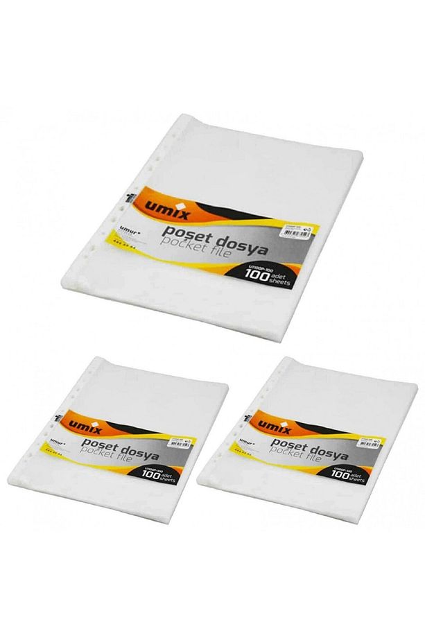 Umıx Poşet Dosya - 300'lü (3 PAKET) - 1