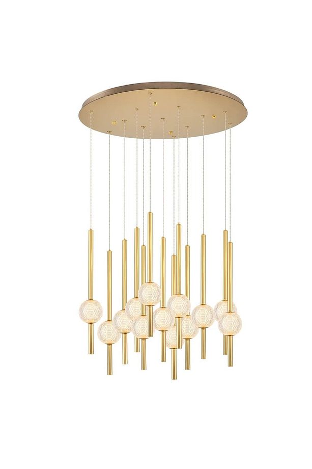 Pearl 13'lü Sarkıt Avize Sarı 4133-13a-03 - 1