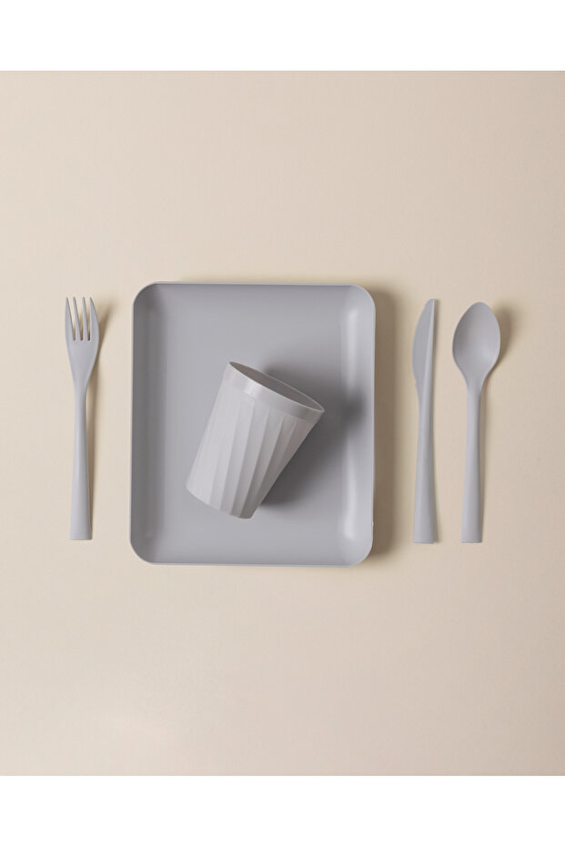 Piknik Seti - Soft Gri - 2