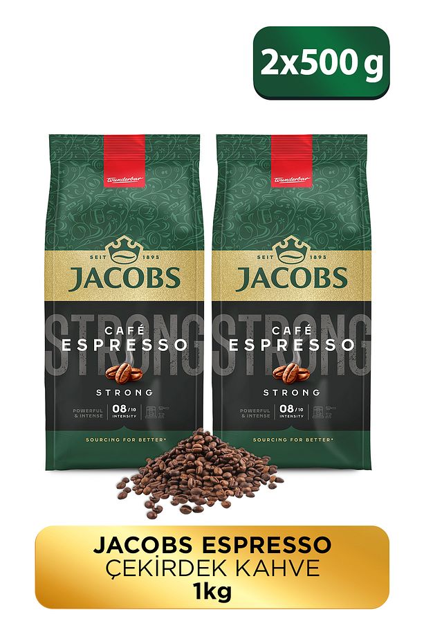 Café Espresso Çekirdek Kahve 500 gram X 2 Adet (1 KG) - 1