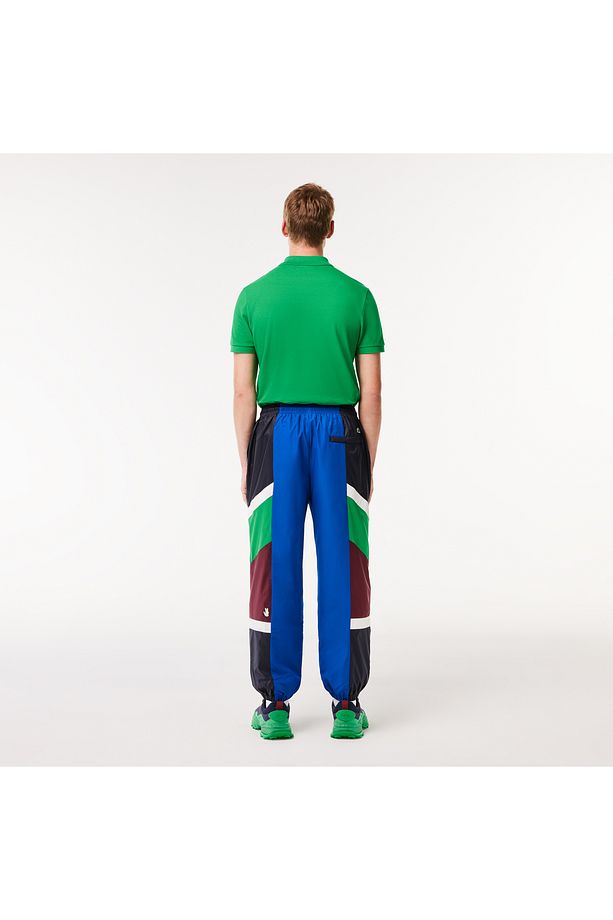Erkek Relax Fit Renk Bloklu Renkli Eşofman Altı - 3