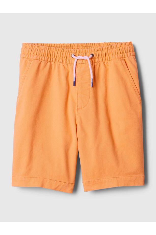 Erkek Çocuk Turuncu Twill Easy Şort - 3