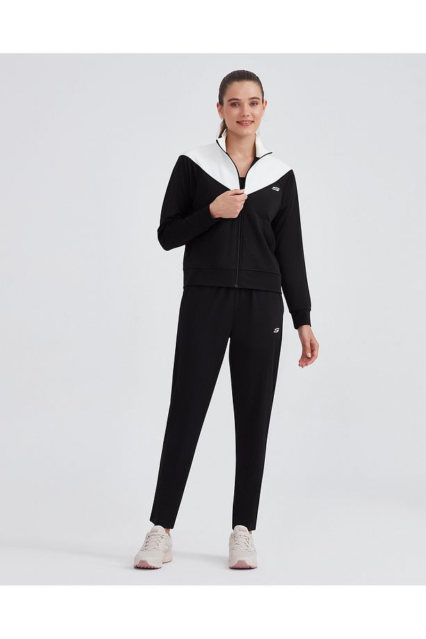 W Micro Collection Colorblock Suit Kadın Siyah Eşofman Takımı S212251-001 - 7