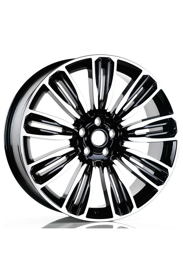 -a159-01 9.5x22"-5x108 Et45 63.4 Black Diamond Jant (4 Adet) - 1