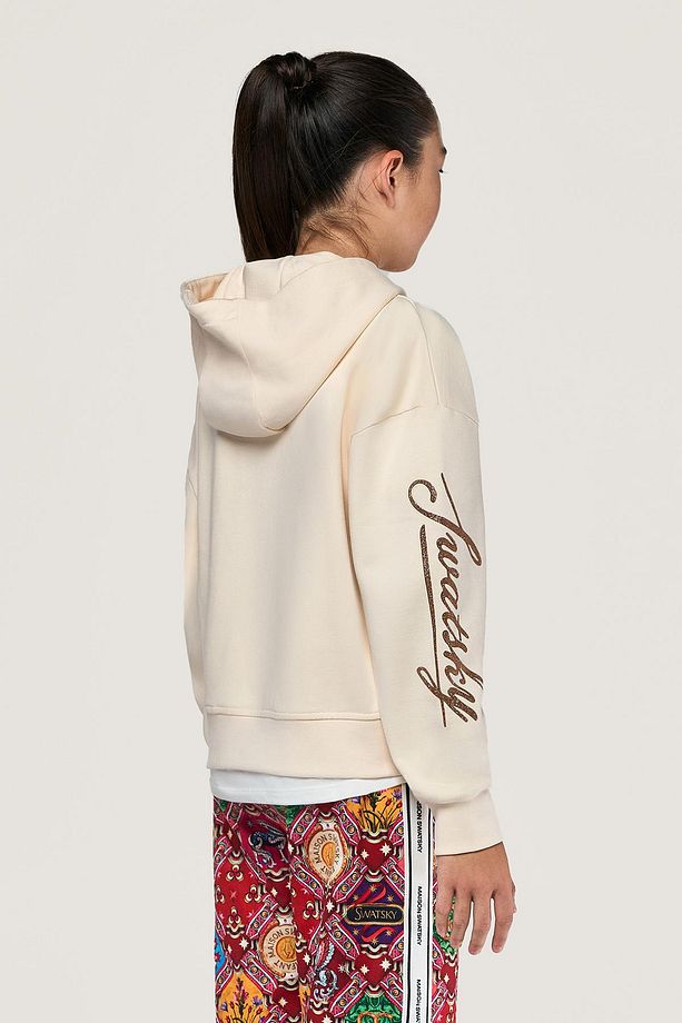 Bg Store Kız Çocuk Krem Sweatshirt - 4