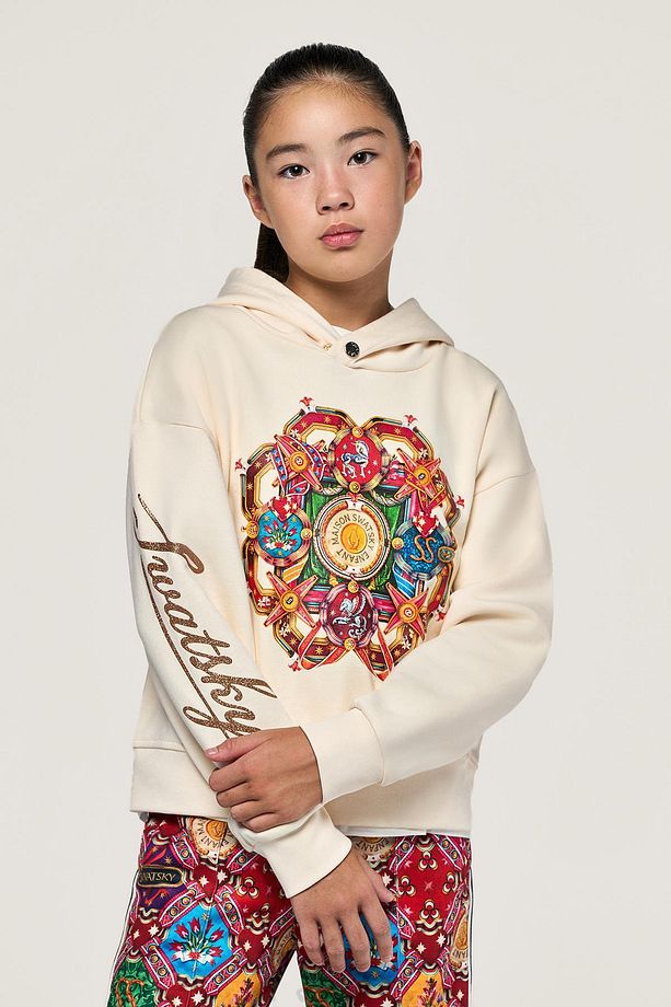 Bg Store Kız Çocuk Krem Sweatshirt - 2