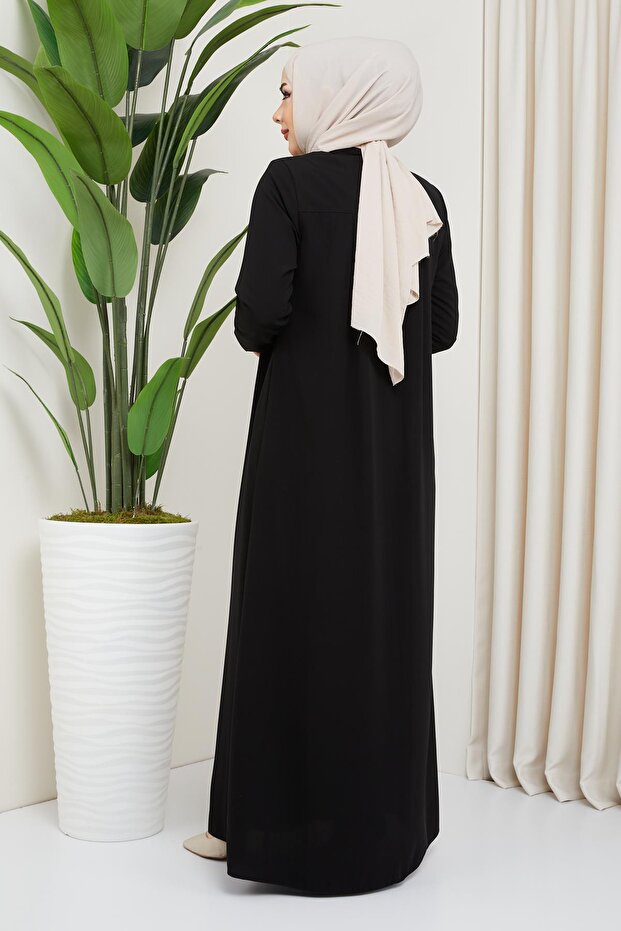 Pileli Ferace Siyah - 5