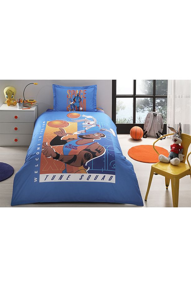 Space Jam Lebron Tek Kişilik Lisanslı Çocuk Nevresim Takımı - 2