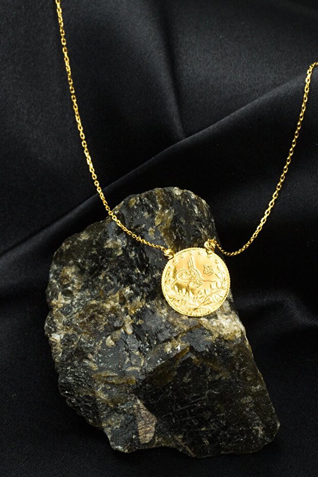 Çeyrek Reşatlı 22 Ayar Altın Kolye - 4