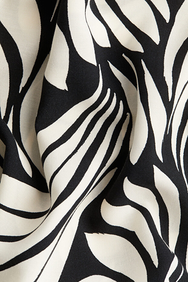 Balon Kollu Elbise - 7