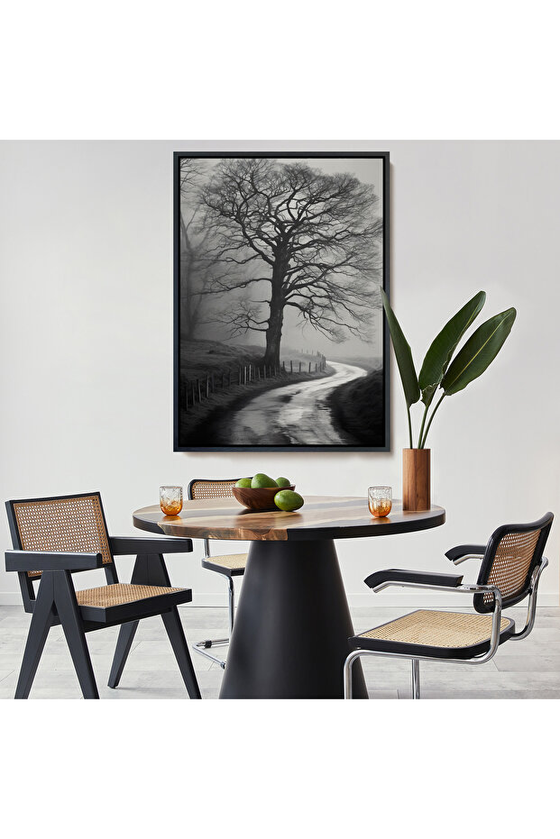 Mysterious Tree Painting in the Dark with Frame-7522 - 8
