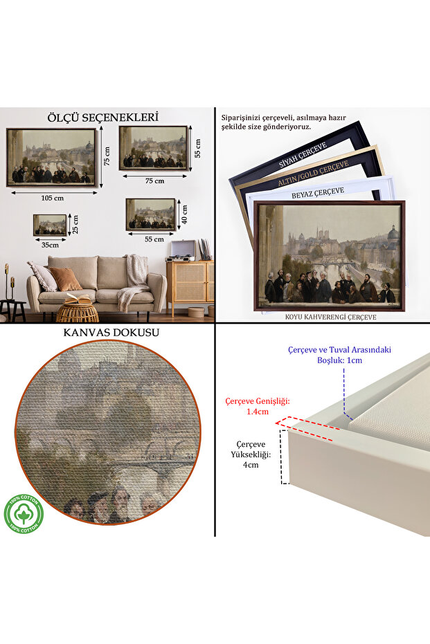 Henri Gervex într-un cadru de lemn - Panoramas de secol Rousseau Table-7095 - 5
