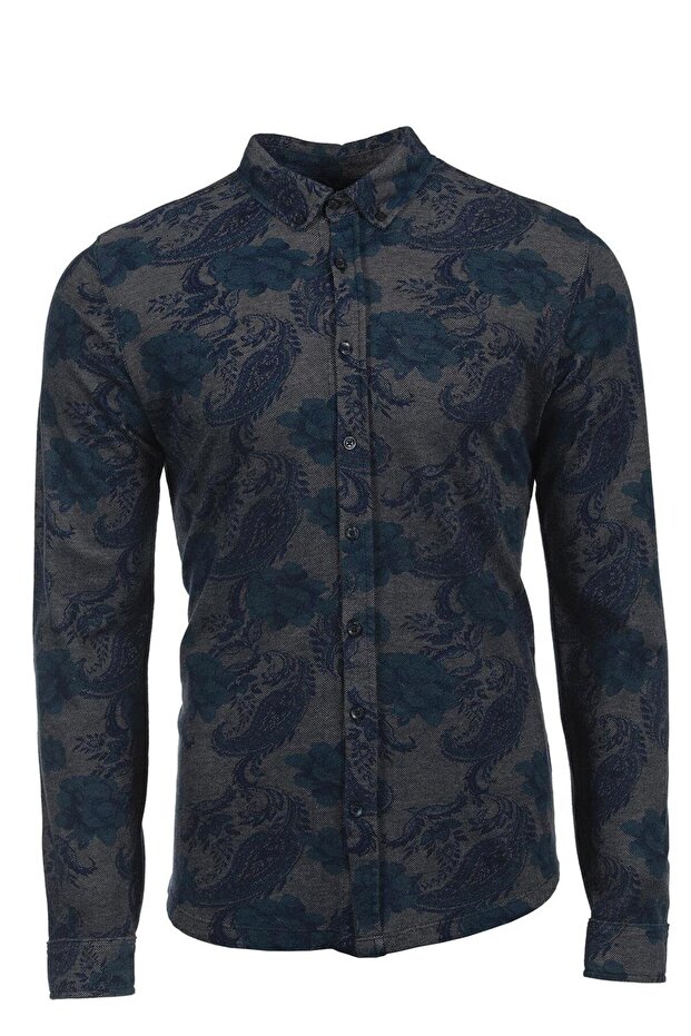Ar-Ma Men's Blue Shirt K8Gko1052