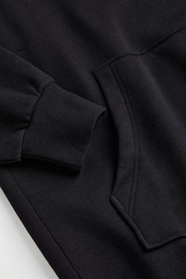 Kapüşonlu Sweatshirt Elbise - 2