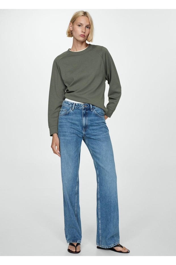 Dekoratif dikişli sweatshirt - 6