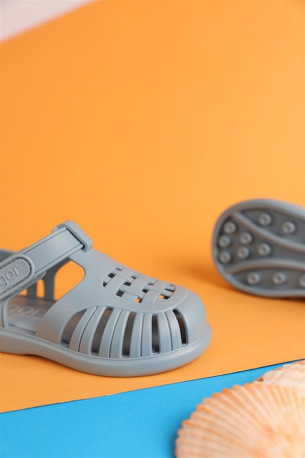 19 - 29 Numara Tobby Solid Mavi Sandalet - 3
