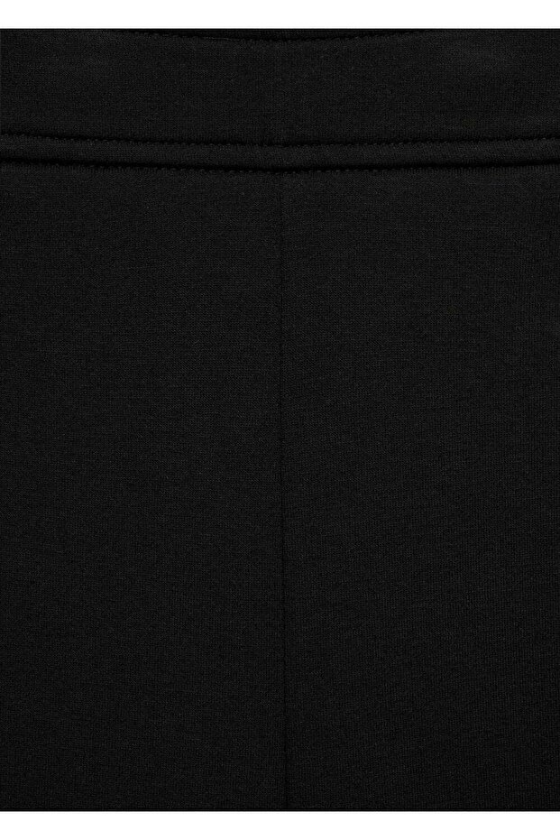 Düz kesim dökümlü pantolon - 7